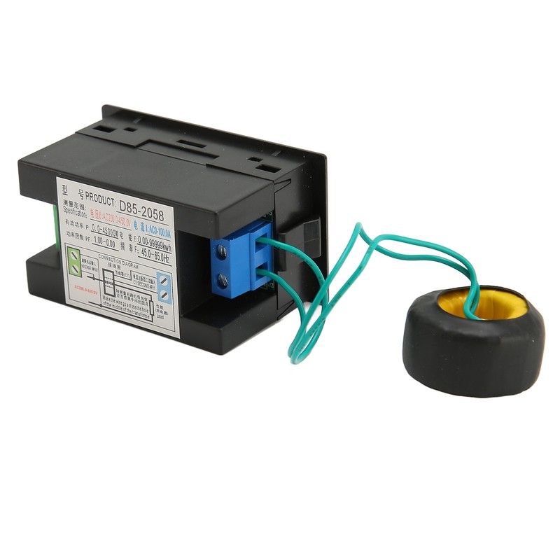 AC Meter Single Phase LCD Digital AC Panel Meter Voltage