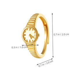 TOVINANNA Adjustable Metal Ring for Women Unique Finger Jewelry for Parties Daily Wear Durable Design Elegant Fashionable Statement
