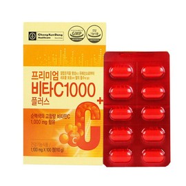 Jongkundang Health 종근당건강 프리미엄 비타C1000 플러스 1100mg x 100정 비타민씨 Jongkundang Health Premium Vita C1000 Plus 1100mg x 100 Tablets Vitamin C