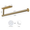 VAEHOLD Self Adhesive Paper Towel Holder Under Cabinet Mount, Wall