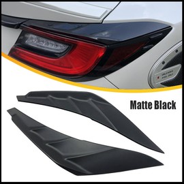 Unbranded Matte Black Rear Tail Light Spoiler Eyebrow Cover Trim Fit 2022+ Subaru BRZ GR86