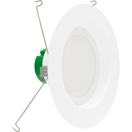 Westgate RDL6-MCT5-WP LED Multi-CCT Recessed Light with Smooth Trim, 14W, 2700K-5000K, 1400lm, Dimmable, Wet Location, 120VAC, 5-Year Warranty, Epistar Chip, Ideal for Residential & Commercial