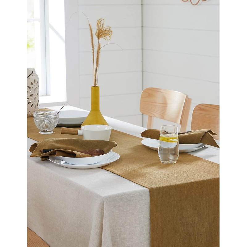 Berklan Linen Table Runner 40 x 180 cm for Dining