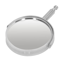 Microscope Reflective Mirror, Practical Microscope Plane Concave Reflector 360 Degree Rotation Portable Light Gathering for Observation (Metal Bracket) digital microscope