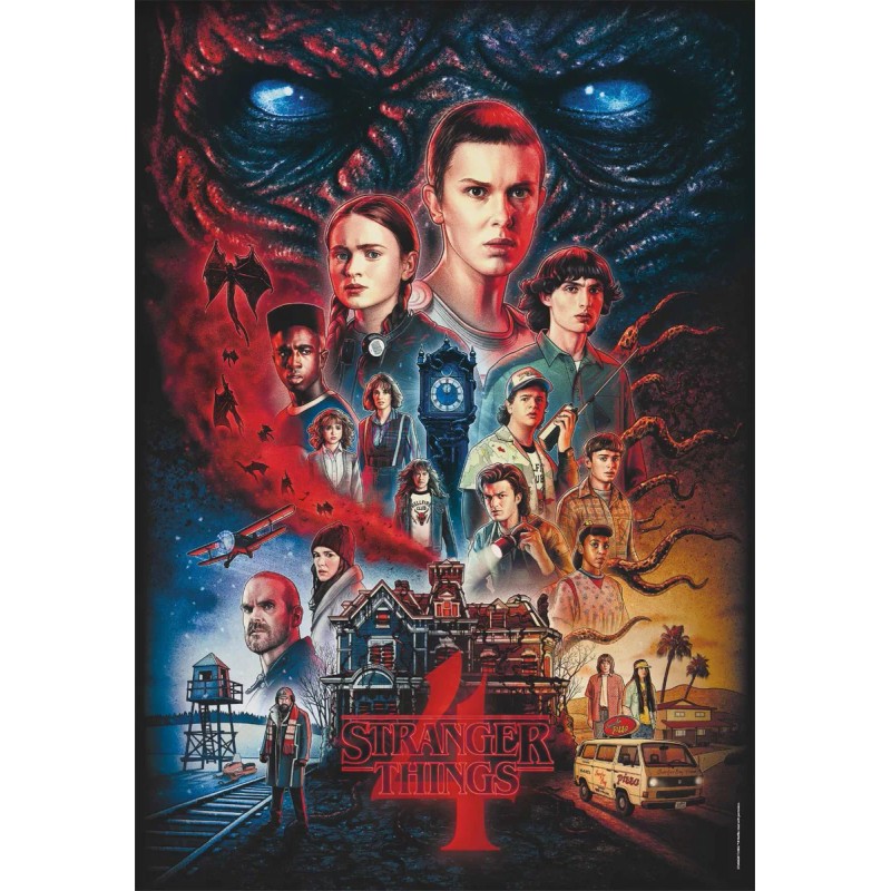 Clementoni Rompecabezas Stranger Things 4 1000 Pz Clementoni Once Vecna
