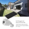 Solar Powered Fake Security Camera with Light IP65 Waterproof Simulated
