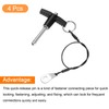 QUARKZMAN T-Handle Locking Pins, 5 mm x 30 mm Usage