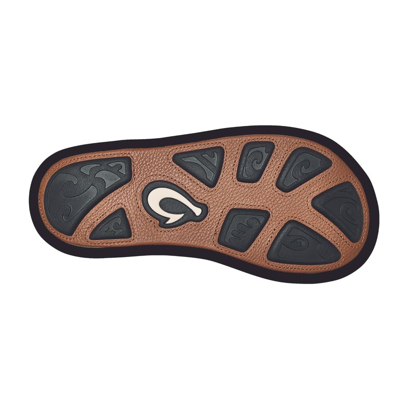 OLUKAI Men's Hiapo, Dark Java/Toffee, 13 D US