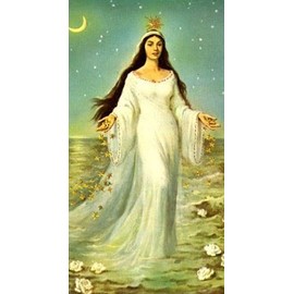 Yemaya Orisha Goddess Yemaya Madre Agua Tarjeta Con imagen