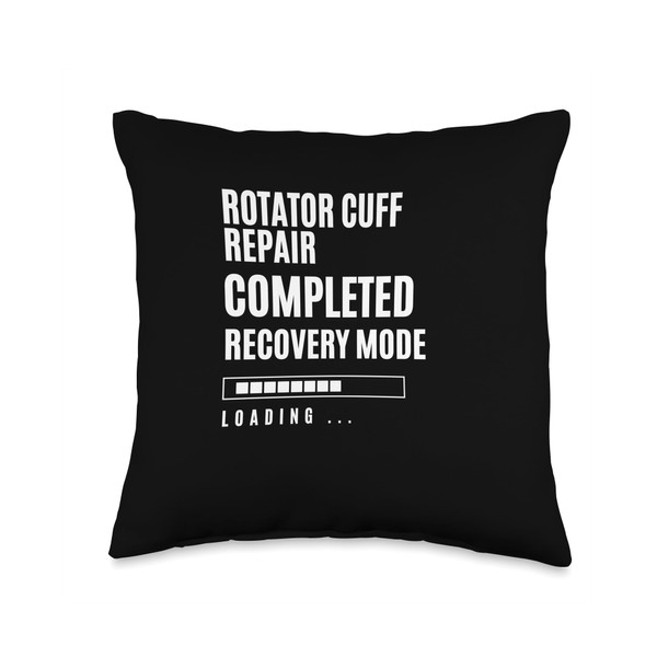 Rotator cuff repair Completed Recovey Mode Rehab Hospital Throw Pillow
