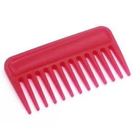 Professional Palm-Sized Hair Styling Comb, Streaker Texture Detangling Combs Pocket Size for All Hair Types Wig Extension Women Men Kids Home Office Car Travel Purse Gymbags (Fuscia, 1)