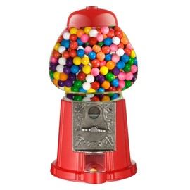 6265 Great Northern 15" Old Fashioned Vintage Candy Gumball Machine Bank - Everyone Loves Gumballs! Red