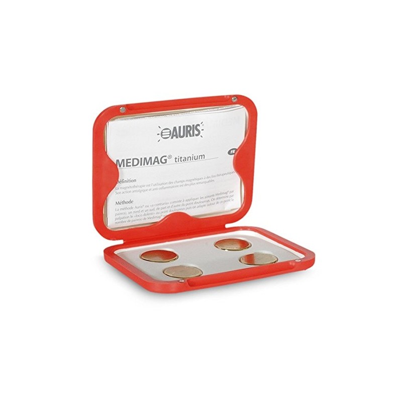 Box Magneten Schmerzen zu lindern - Auris Medimag Titanium Durchmesser