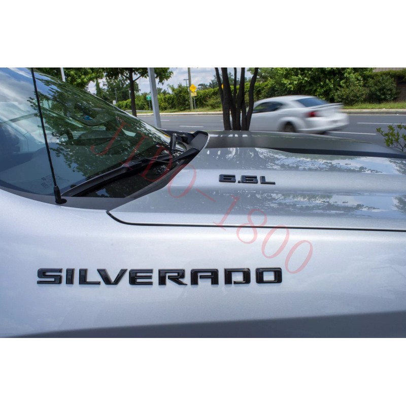 OEM NEW Hood Body Style 6.6L Emblem Badge Gloss Black