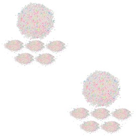 Sosoport 2pcs 6 6 Bags of DIY Luminous Fluorescent Particles Glow in The Dark for Wishing Bottles Fish Tank Lighting