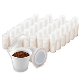 iFillCup, 240 Count White - iFillCup, fill your own Empty Single Serve Pods. Eco friendly 100% recyclable pods for use in k cup brewers including 1.0 & 2.0 Keurig. Airtight to seal in freshness.