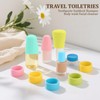 VZYUVY 16PCS Travel Bottle Covers Leak Proof, Silicone Covers for