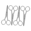 VICASKY 1set Stainless Steel Beauty Scissors Small Eyebrow Trimming Tools