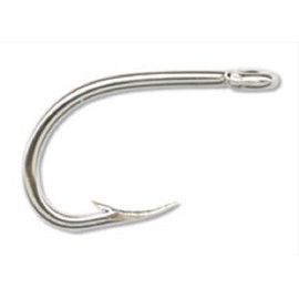 Mustad Classic O'Shaughnessy Live Bait Hook with 3 Extra Strong Point Bent in (Pack of 50), Nickel, Size 2/0