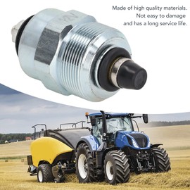 Válvula Solenoide de Bomba de Combustible, Kit de Repuesto de Accesorios de Generador de 12 V 1 A para New Holland 3830 4030 4230 4330