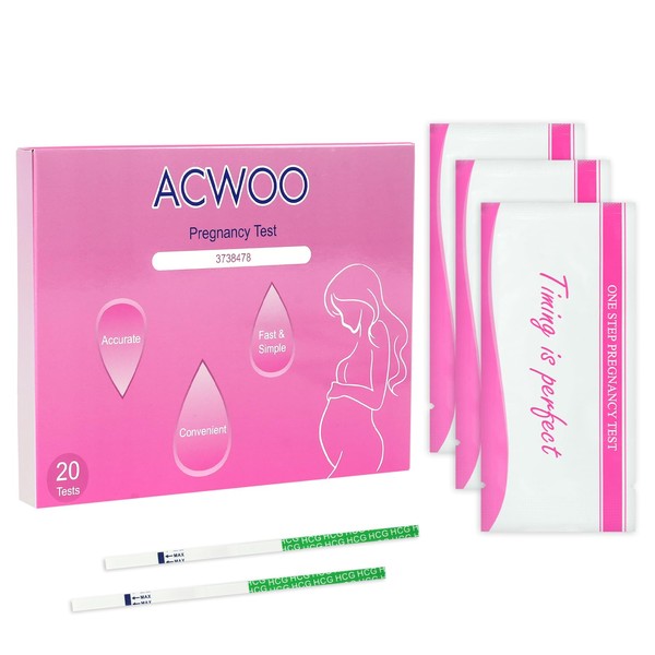 ACWOO Pregnancy Test, Pack of 5 Early Pregnancy Tests, HCG