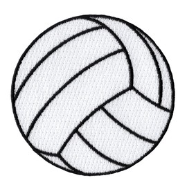 Volleyball Embroidered Patch Beach Volley Ball Iron-On Applique Sports Emblem