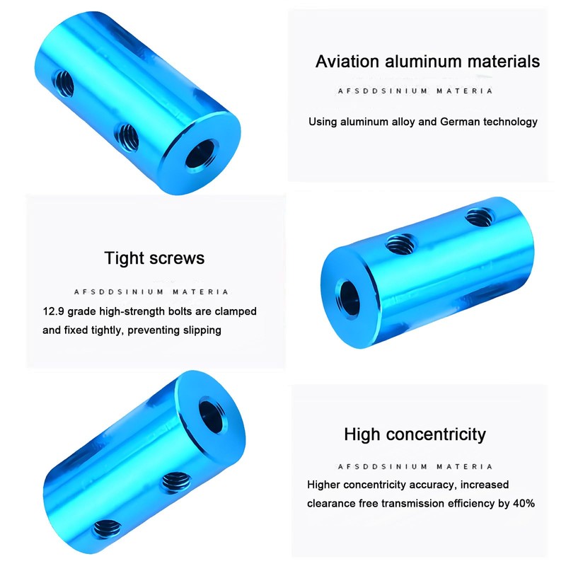 Rigid Coupling 8mm to 10mm Aluminum Alloy Rigid Coupling Motor