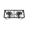 LP LIVING PLUS Heavy Duty Cast Iron 2 Burner Stove,