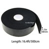MEETOOT 16.4 Feet Black Felt Tape with Adhesive Backing, Self-Adhesive