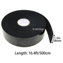 MEETOOT 16.4 Feet Black Felt Tape with Adhesive Backing, Self-Adhesive Felt Strips for Furniture Protection and DIY Projects (1.5 Inches)