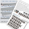 Piano Sticker for 49/61/76/88 Key Keyboards - Transparent and Removable