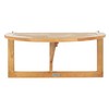 Safavieh PAT7045A Outdoor Collection Owens Natural teak wood Balcony Hanging