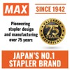 Max USA Easy Grip Heavy Duty Desk Stapler (HD-50F Black)