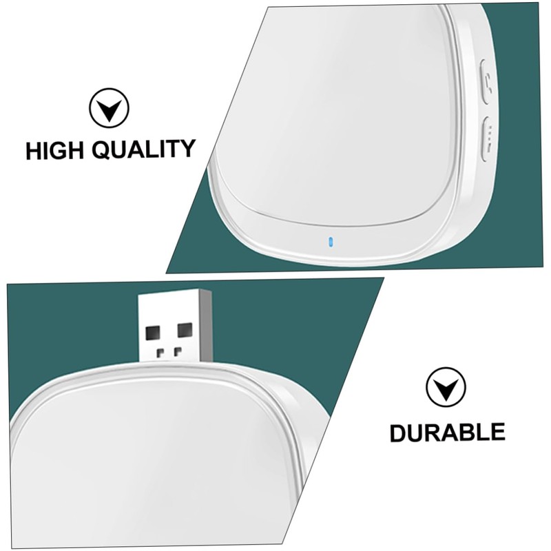 SHINEOFI 1Set Wireless USB Doorbell Intelligent Door Chime with Melodies