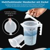 LIMITADA Pack of 3 Measuring Cups Plastic 100 ml 250