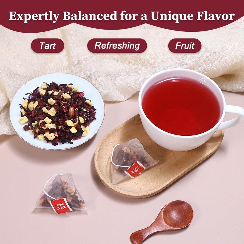 Fullchea - Cranberry Apple Tea, 45 Teabags - Cranberry Tea
