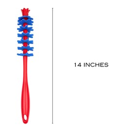 NeoBrush Bottle Cleaner (Red Handle Blue Bristles)