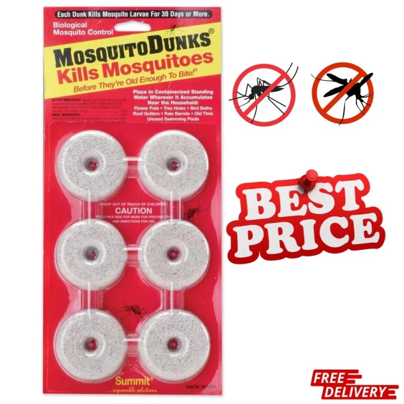 Summit solutins 110-12 Mosquito Dunks, 6-Pack