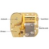 Windup Musical Movement 18 Note Pleasing Melody Alloy Easy Mounting