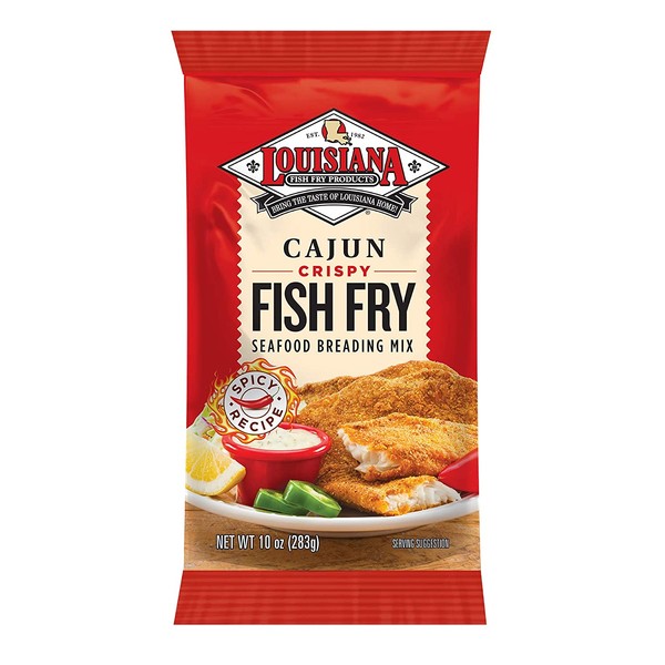 Louisiana Fish Fry, Cajun Fry, 10 oz (Pack of 12)