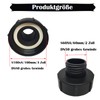 IBC Adapter S100 x 8 to S60 x 6 Coarse