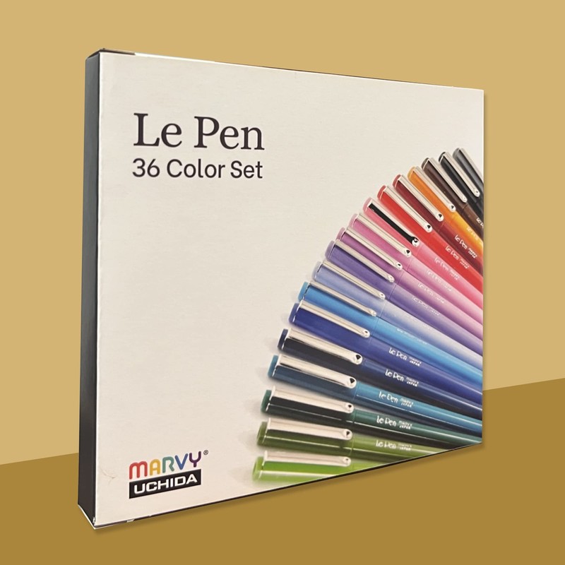 Uchida Le Pens Multicolor Set - 36 Colors Complete Set