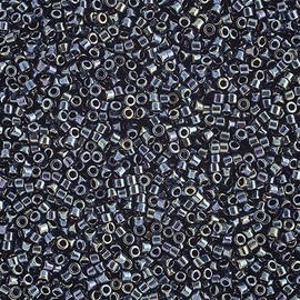 Miyuki Delica 11/0 - Gunmetal Iris DB0006 - 50gms Bag of Japanese Glass Beads