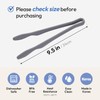 carrotez Silicone Tongs for cooking, Anti-Slip,Non-Scratch kitchen tongs 9.5 Inch