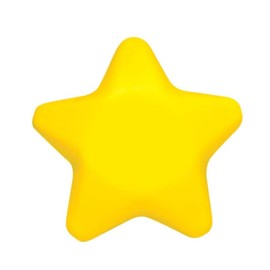 Yellow Star Stress Reliever Set of 3