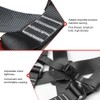 Black Red Polyester Children Full Body Climbing Harness Outdoor Protection
