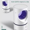 Ele-Gate 2 Piezas Lámparas Repelentes Mata Mosquitos Eléctrica Luz Uv