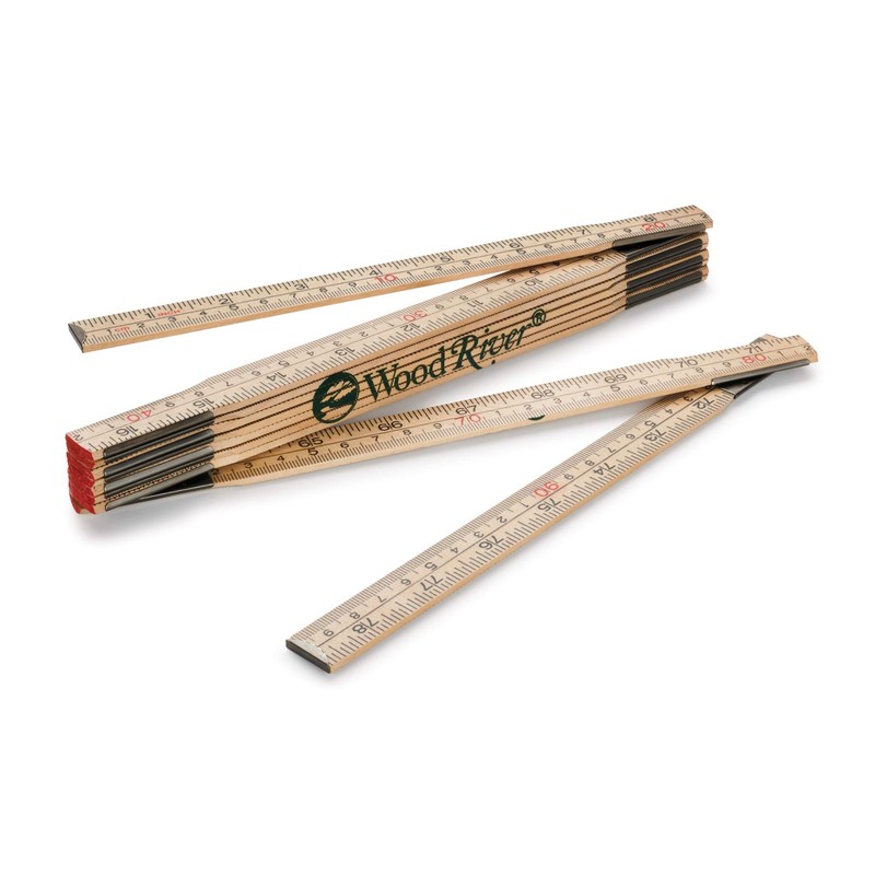 WoodRiver Folding Rule, Inches and Centimeters, 6 Foot Long