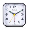 Tinload Small Battery Operated Analog Travel Alarm Clock Silent Non