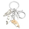 Cat Fish Bone Key Ring Jewelry Cat Fish Bone Keychain
